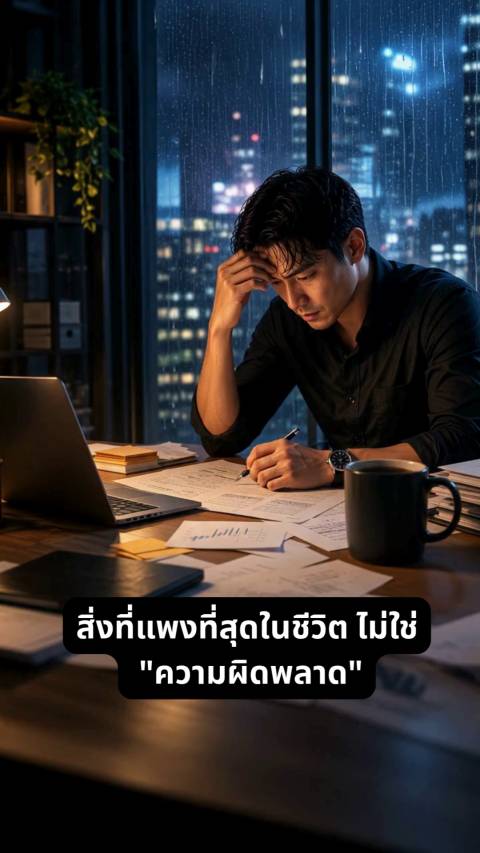 สิ่งที่แพงที่สุด ไม่ใช่ความผิดพลาด